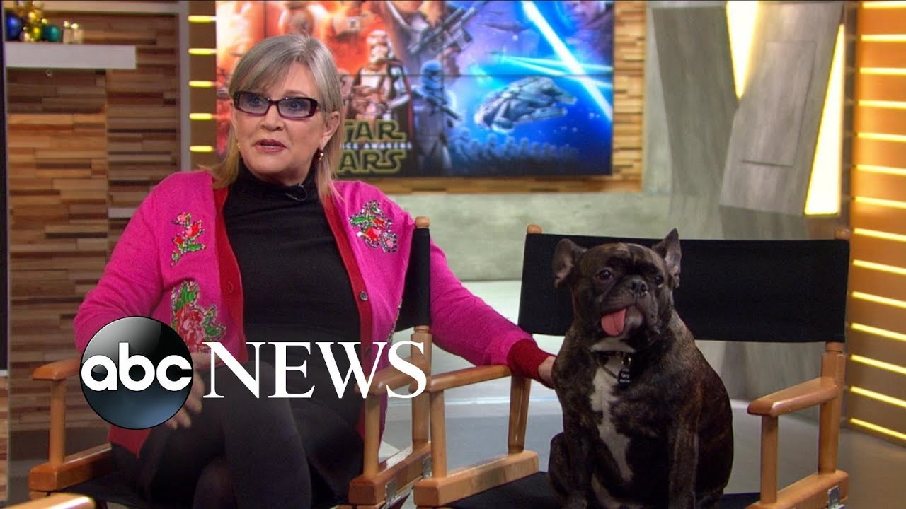 Carrie Fisher Interview with Gary on The Force Awakens - YouTube