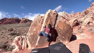 Video thumbnail: Thot Provoking, V5. Red Rocks