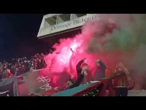 RECIBIMIENTO HINCHADA DEPORTIVO MALDONADO VS Nacional | La Vieja Guardia