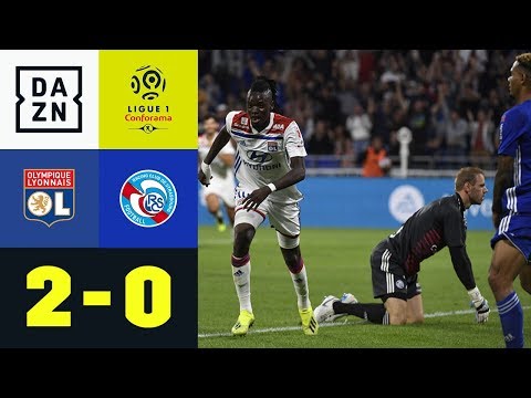 Bertrand Traore mit feinem Solo-Lauf: Lyon - Strasbourg 2:0 | Ligue 1 | Highlights | DAZN