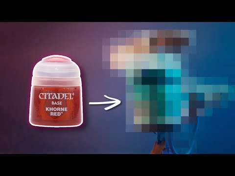 making Warhammer models out of literal trash