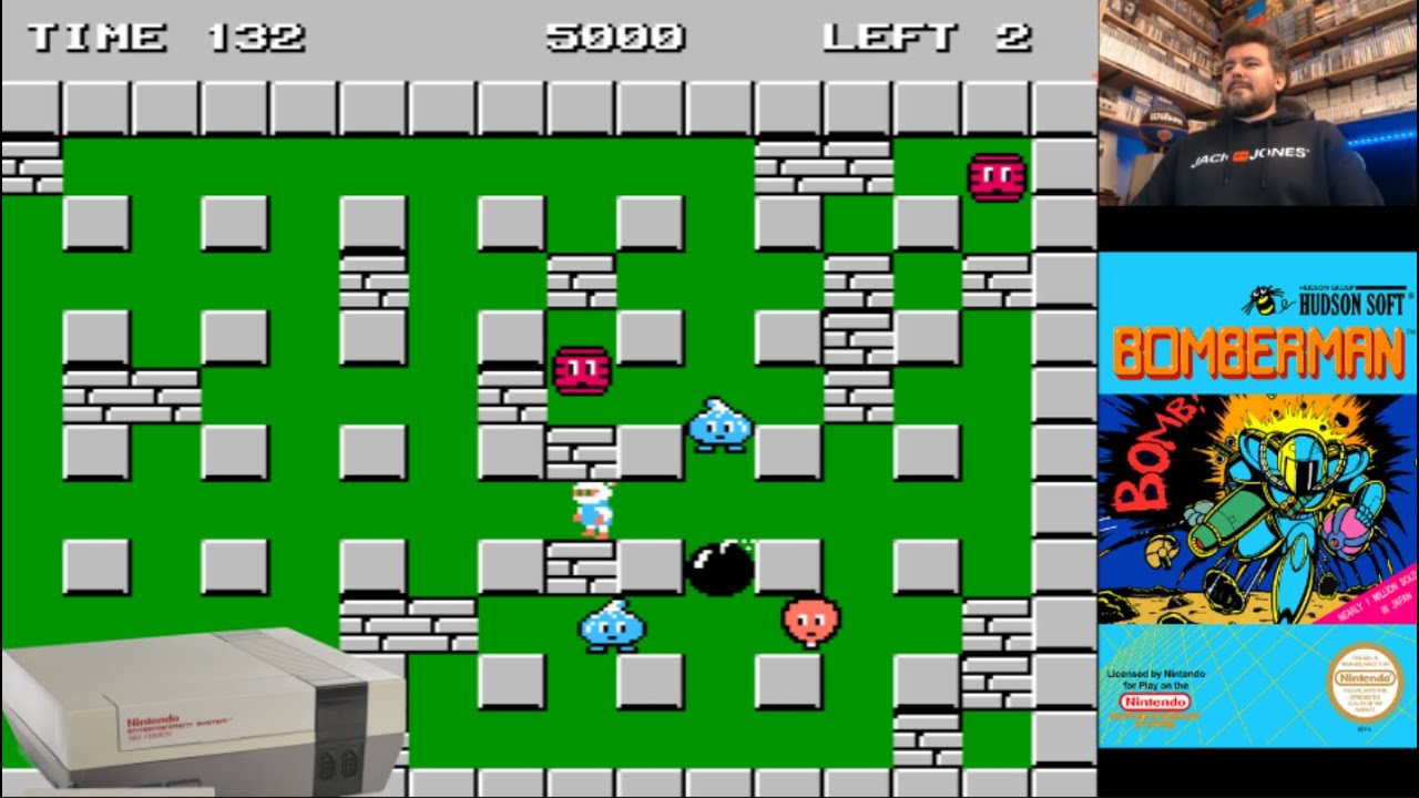 BOMBERMAN de NES, uno de los MAYORES CLÁSICOS de 8 BITS 💣 Gameplay en Español (NES / Famicom)