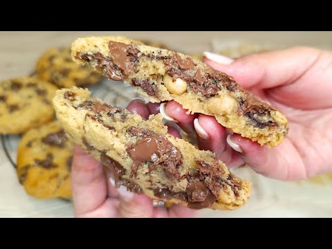 Crispy on the outside and gooey on the inside cookies