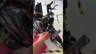 Bộ dây lên bi led cho Satria Raider có nút tắt đèn cùm zin