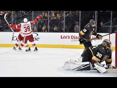 Dylan Larkin sets up Anthony Mantha for OT winner