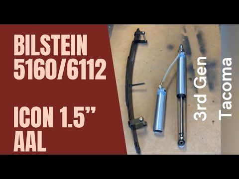 Bilstein 5160 & 6112 - Icon Add a Leaf Install (4K) - 3rd Gen Tacoma Build Part 1