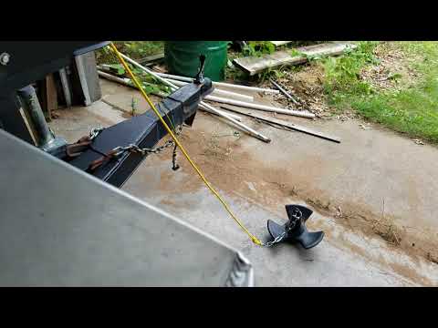 Function test of Minn Kota Deckhand DH40 anchor manager and winch