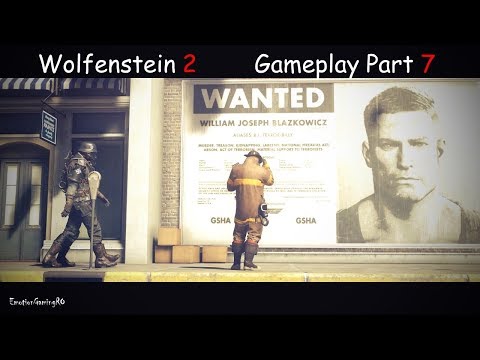 WOLFENSTEIN 2 THE NEW COLOSSUS Walkthrough Gameplay Part 7 - Roswell