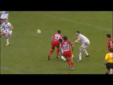 Gavin Henson pass sets up try for London Welsh vs Sale