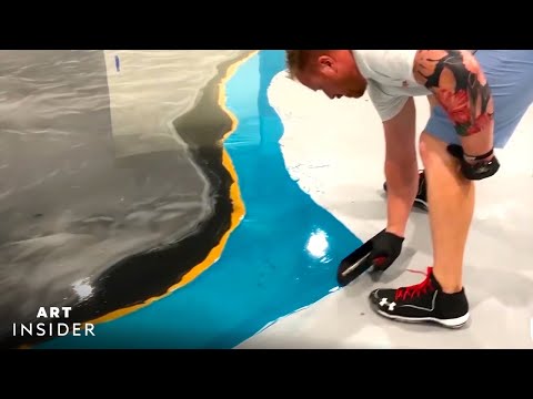 How An Epoxy River Floor Is Professionally Installed