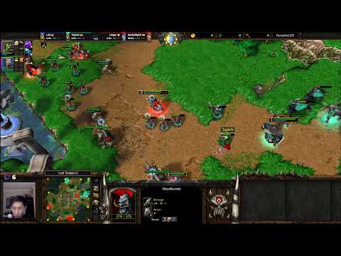 Luli (Orc) TapioN (Orc) vs MartialSpirit (HU) Linger (NE) - WarCraft 3 - 2v2 - WC3320