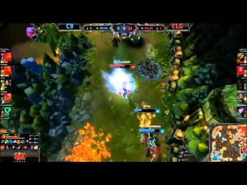 Epic Doublelift reaction CLG vs. C9