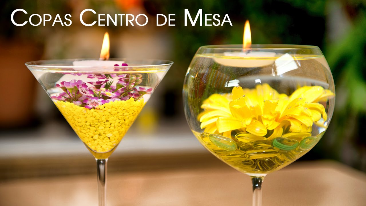 Watch Centro de Mesa Copas con Flores Sumergidas y Velas Flotantes Now Centro de Mesa Copas con Flores Sumergidas y Velas Flotantes