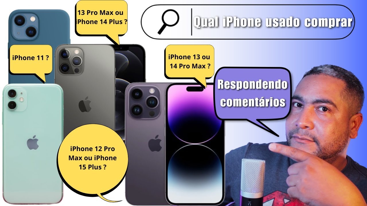 Qual iPhone COMPRAR em 2025 ?Respondendo Comentarios