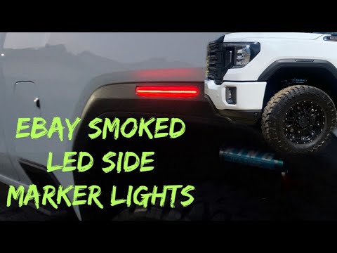 EBAY SMOKED LED SIDE MARKER LIGHTS 20+GMC 2500/3500