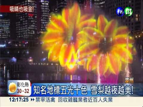 雪梨創意藝術節 歌劇院變畫布