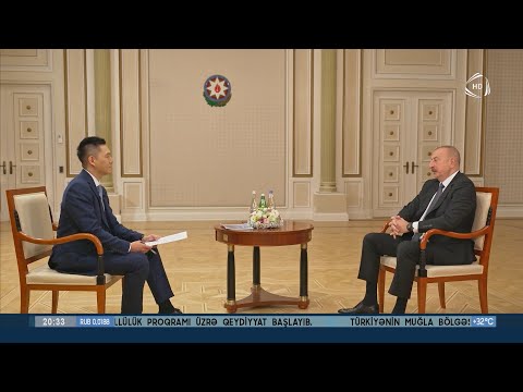 Prezident İlham Əliyev Çinin “China Media Group” media korporasiyasına müsahibə verib