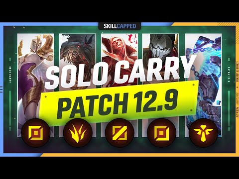 3 BEST SOLO CARRY Champions for EVERY ROLE in PATCH 12.9 - League of Legends