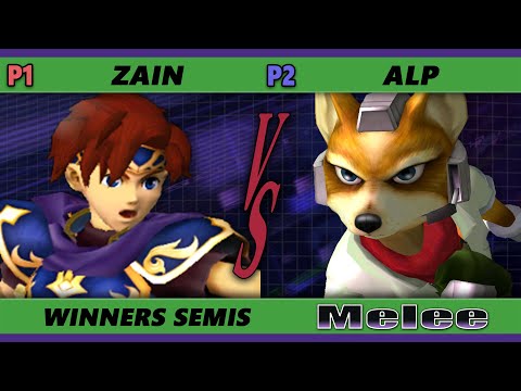 S@X 407 Online Winners Semis - Zain (Roy) Vs. ALP (Fox) Smash Melee - SSBM