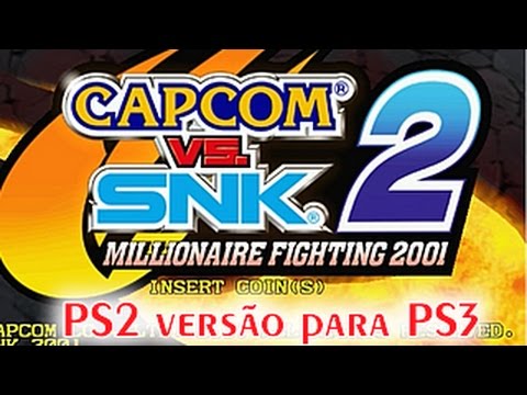 Capcom vs SNK 2 - PS2 on PS3 - gameplay demonstração