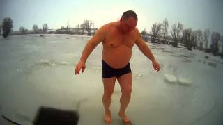 preview picture of video 'КРЕЩЕНИЕ В ПРОРУБИ 2015 !!! EPIPHANY IN THE ICE-HOLE 2015!!!'