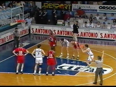 A2 Play out 1993/'94 Clear Cantù - Teamsystem Fabriano Basket 83-80