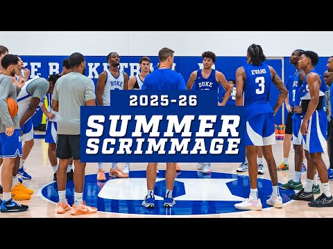 Duke Basketball 2025-26: Team Scrimmage Highlights!