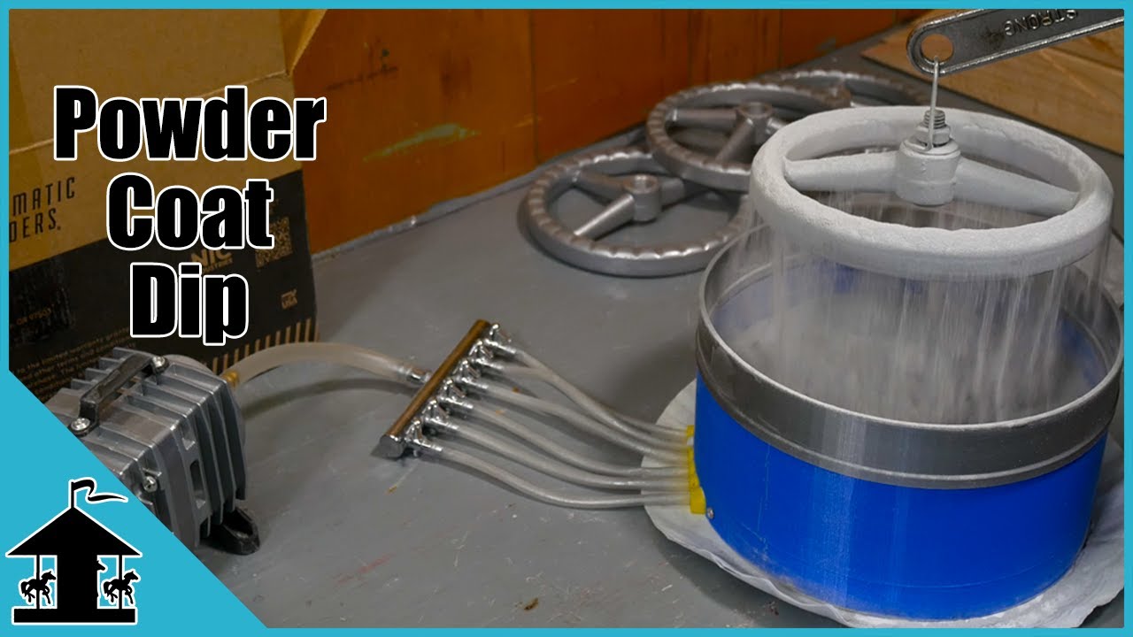 Inexpensive Powder Coating at Home?  The Fluid Bed