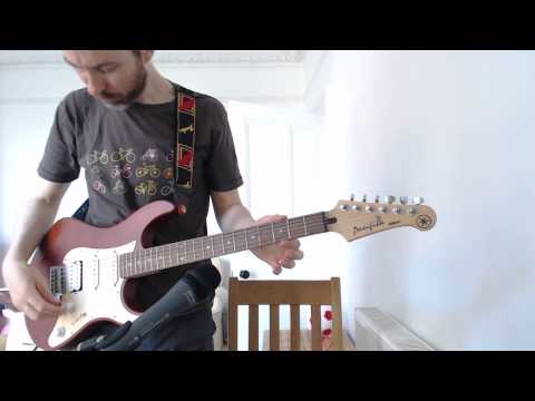 Plugging an electric guitar in to a Mackie Onyx Blackjack Recording Interface