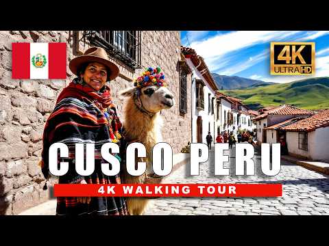 🇵🇪 CUSCO PERU 2025 4K Walking through the Capital of The Inca Empire | Cusco Walking City Tour