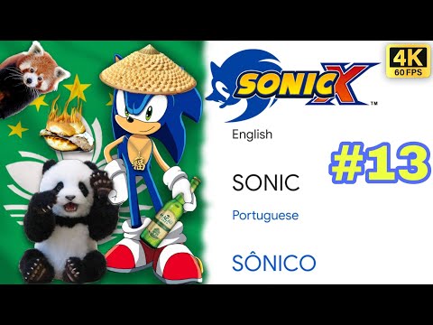 Sonic X - EP 13: Sonic in different languages meme