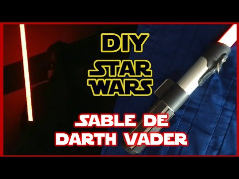 How to Make a Darth Vader Lightsaber - DIY - Star Wars