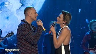 DopoFestival 2019 - Ghemon con Anna Foglietta cantano &quot;Anna verrà&quot;