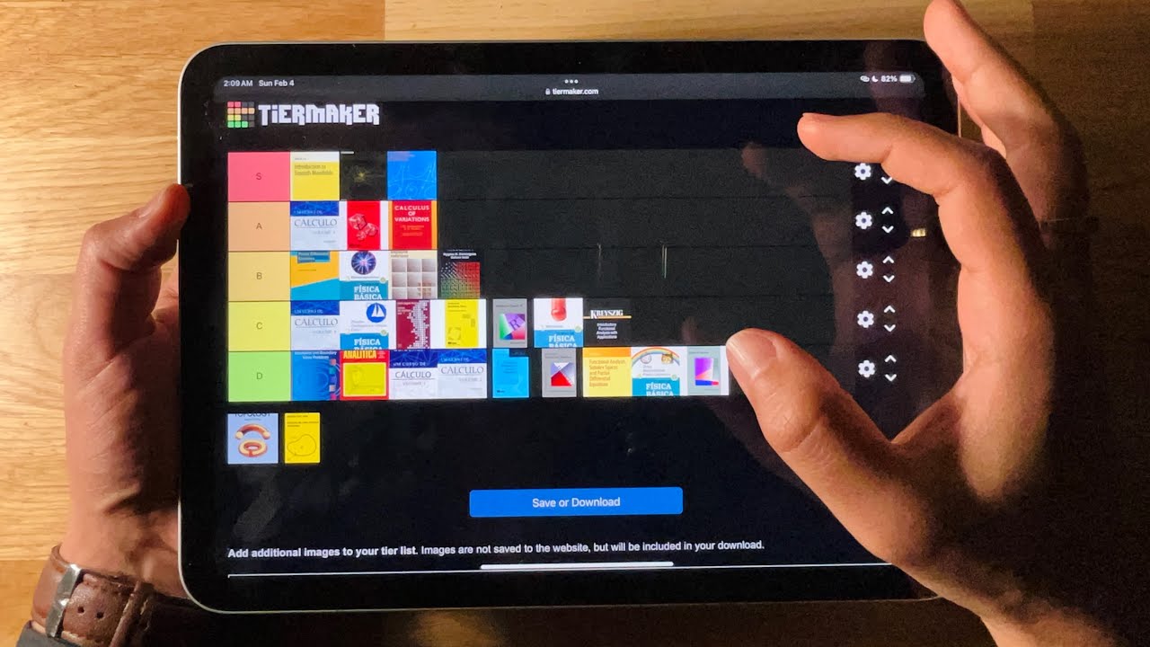 Eu fiz a Tier List das matérias mais difíceis de matemática