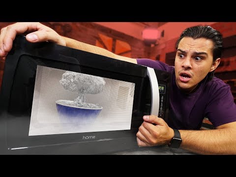 Can You Microwave Liquid Nitrogen? *DO NOT TRY THIS* Video