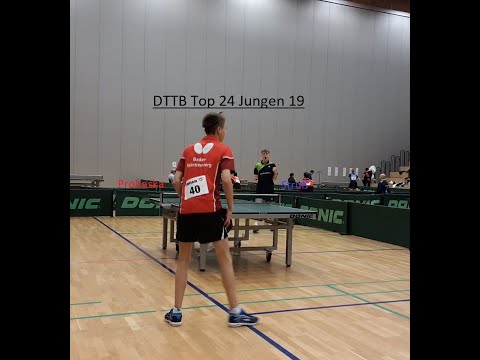DTTB Top 24 Jungen 19 | Struß (TuS Celle) vs. Prohaska (SC Staig)