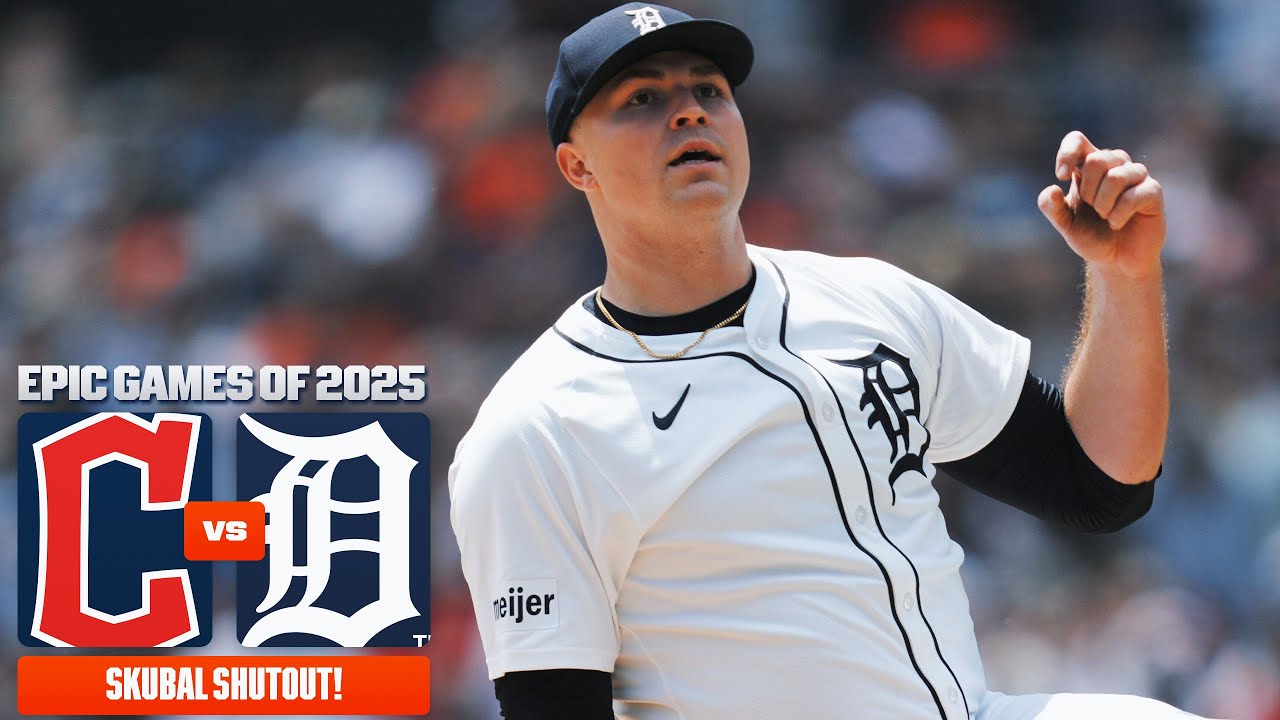 FULL GAME: Tarik Skubal strikes out 13 in Maddux for first complete game! 🔥 (Guardians vs. Tigers)