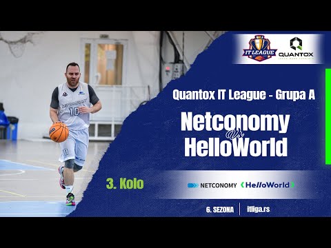 19.11.2022 QUANTOX IT LIGA Grupa A 12:15 NETCONOMY - HELLOWORLD