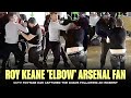 Roy Keane 'elbow' Arsenal fan (VIDEO)