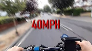 40MPH ON E SCOOTER!