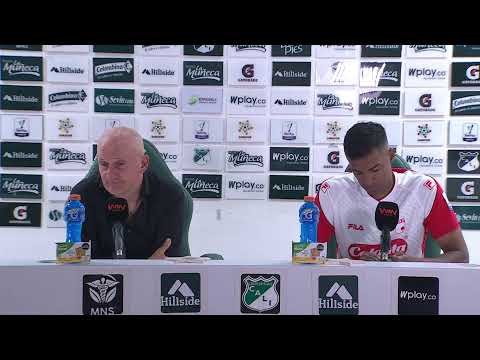 Rueda de prensa de Santa Fe tras su partido con Cali