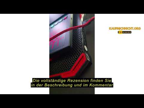 Produktbewertung: İnca inca Laptop Kühler | Laptop Kühlpads für 14-17 Zoll Notebook | 5 Lüfter mit L