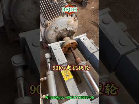 90kW Motor Pulley Removal Machine | High-Efficiency Motor Recycling for Copper Recovery