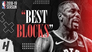Serge Ibaka BEST & CRAZIEST BLOCKS from 2018-19 NBA Season, Playoffs & the Finals!