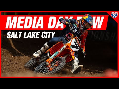 2023 Salt Lake City Supercross Media Day RAW | Racer X Films