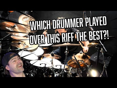 Ich habe ein Gitarrenriff geschrieben und die Schlagzeuger ihre eigene Interpretation machen lassen