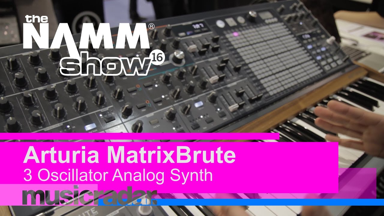 NAMM 2016: Arturia MatrixBrute - YouTube