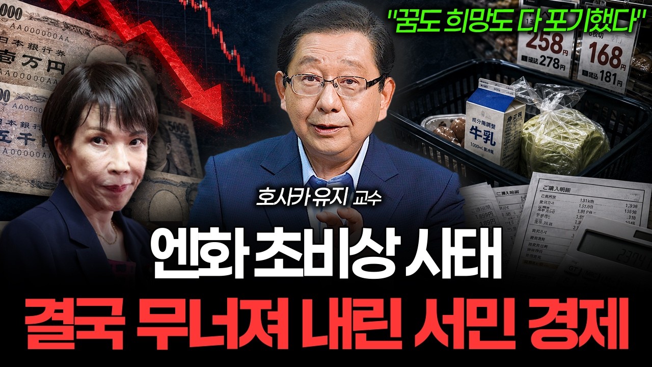 "해외로 탈출하거나 다 포기하거나" 한국인들은 진짜 모르는 일본 서민들의 처참한 속사정 (호사카 유지 ?
