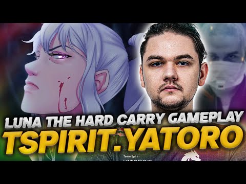 TSPIRIT.YATORO LUNA THE HARD CARRY GAMEPLAY - DOTA 2 PATCH 7.34D