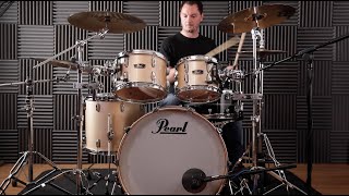 Video thumbnail for Pearl Wood Fiberglass drum kit hands-on demo for Rhythm Magazine by Rhythm Magazine
